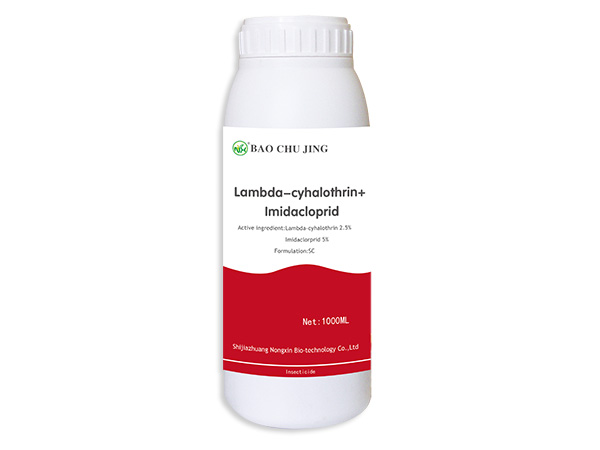 Lambda-cyhalothrin 2.5%+ Imidaclorprid 5% SC